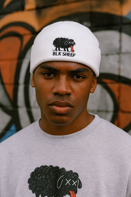 Classic Knit 'BLK SHEEP' Beanie