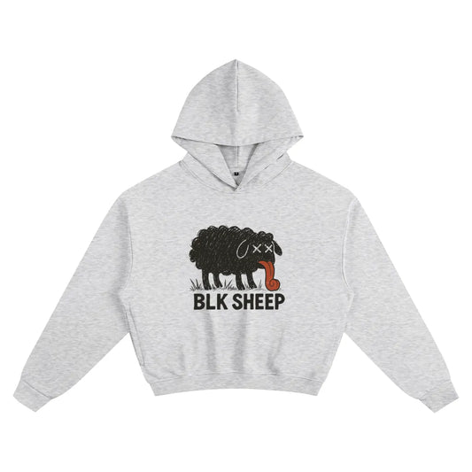 Boxy 'BLK SHEEP' Hoodie