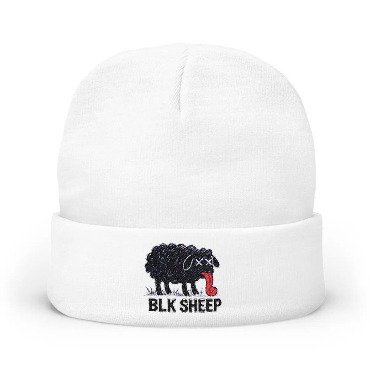 Classic Knit 'BLK SHEEP' Beanie